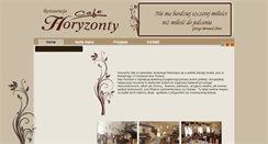 Desktop Screenshot of horyzontycafe.pl